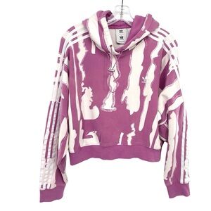 Adidas Originals x Thebe Magugu Hoodie Semi Pulse Lilac All Over Print Large